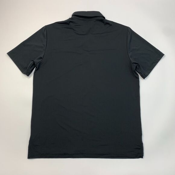 Adidas Polo Shirt Mens L Large Black Moisture Wicking Athletic Performance Golf - Picture 3 of 11